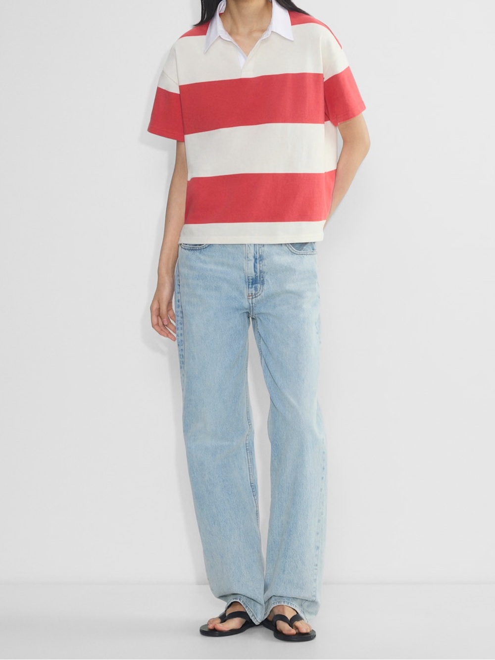 ARITZIA TNA Lomu Polo T-shirt Snall